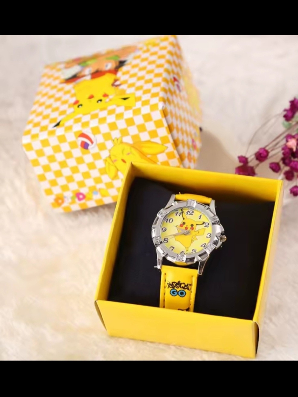 Pikachu Kids Yellow Character Watch by